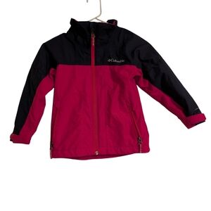 Columbia Black and Pink Raincoat for Outdoor Adventures